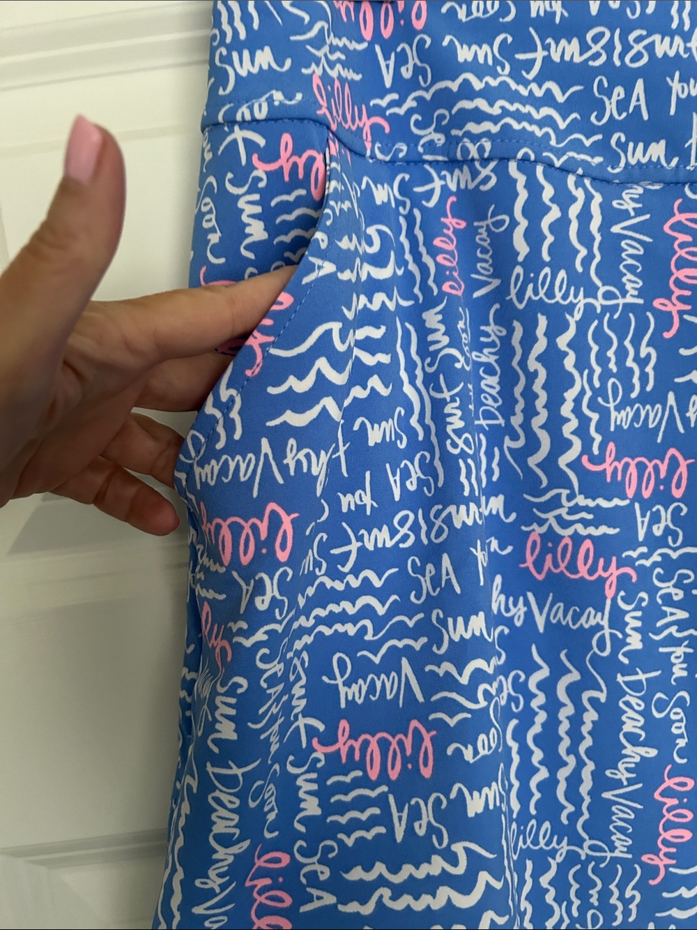 Lilly Pulitzer Luxletic Monica Skort Seacrets Golf - Picture 3 of 5
